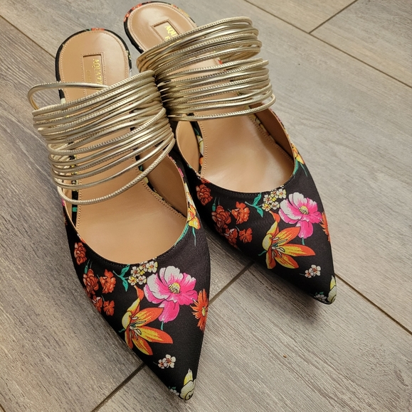 Aquazzura Rendez Vous Floral pumps - Picture 3 of 16